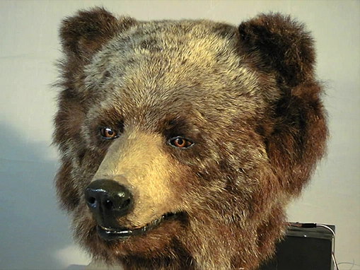 Jacques Gastineau - animatronic bear 